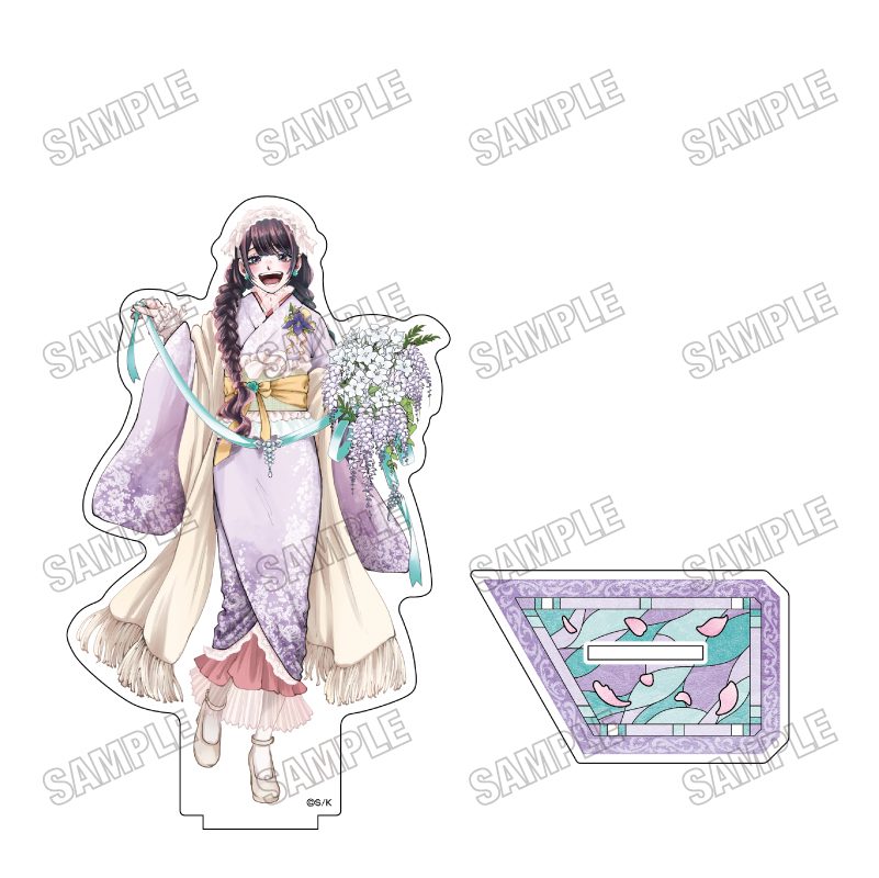 薫る花は凛と咲く 描き下ろしBIGアクリルスタンド 2 和栗薫子 ("The Fragrant Flower Blooms with Dignity" Original Illustration Big Acrylic Stand 2 Waguri Kaoruko)