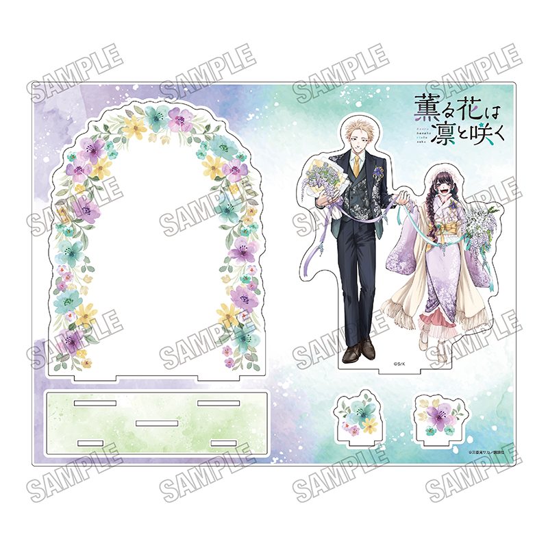 薫る花は凛と咲く 描き下ろしアクリルジオラマ ("The Fragrant Flower Blooms with Dignity" Original Illustration Acrylic Diorama)