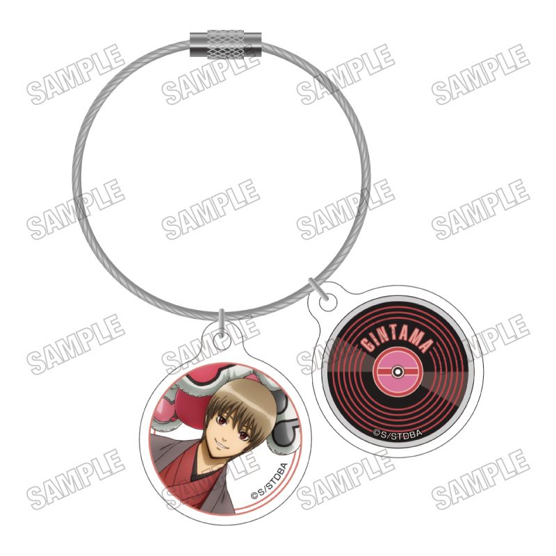 銀魂 ワイヤーアクリルキーホルダー MUSIC Ver. 3 沖田総悟 ("Gintama" Wire Acrylic Key Chain Music Ver. 3 Okita Sougo)