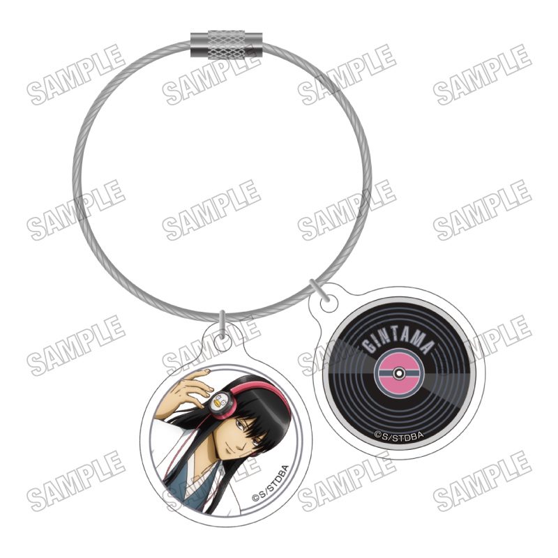 銀魂 ワイヤーアクリルキーホルダー MUSIC Ver. 4 桂小太郎 ("Gintama" Wire Acrylic Key Chain Music Ver. 4 Katsura Kotarou)