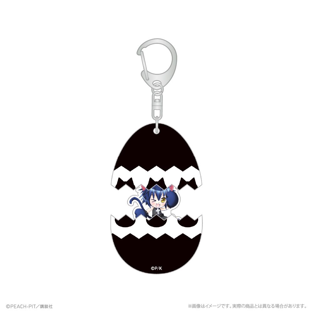 しゅごキャラ! しゅごキャラ誕生!キーホルダー ヨル 花なり花やしき ("Shugo Chara!" Birth of Shugo Chara! Key Chain Yoru Hananari Hanayashiki)