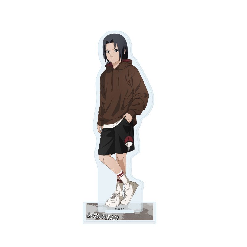 アクリルスタンド NARUTO-ナルト- 疾風伝 76 うちはイタチ ストリートファッションVer.(描き下ろしイラスト) (Acrylic Stand "NARUTO -Shippuden-" 76 Uchiha Itachi Street Fashion Ver. (Original Illustration))
