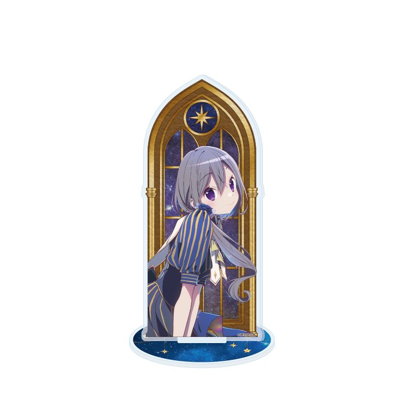 アクリルスタンド ららマジ 04 阿達悠花 星空ドレスVer.(描き下ろしイラスト) (Acrylic Stand "Rara Magi" 04 Adachi Yuuka Starry Sky Dress Ver. (Original Illustration))