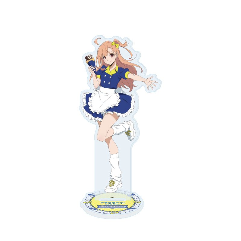 アクリルスタンド イキヅライブ! LOVELIVE! BLUEBIRD 01 クレープVer. 高橋ポルカ(描き下ろしイラスト) (Acrylic Stand "IKIZULIVE! LOVELIVE! BLUEBIRD" 01 Crepe Ver. Takahashi Polka (Original Illustration))