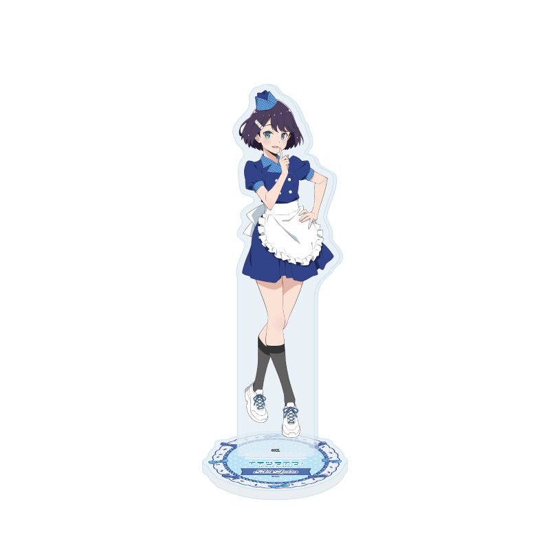 アクリルスタンド イキヅライブ! LOVELIVE! BLUEBIRD 02 クレープVer. 麻布麻衣(描き下ろしイラスト) (Acrylic Stand "IKIZULIVE! LOVELIVE! BLUEBIRD" 02 Crepe Ver. Azabu Mai (Original Illustration))