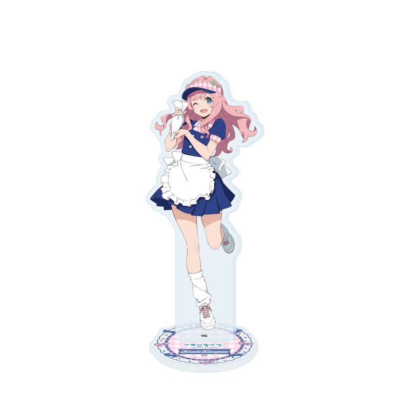 アクリルスタンド イキヅライブ! LOVELIVE! BLUEBIRD 05 クレープVer. 金澤奇跡(描き下ろしイラスト) (Acrylic Stand "IKIZULIVE! LOVELIVE! BLUEBIRD" 05 Crepe Ver. Kanazawa Miracle (Original Illustration))