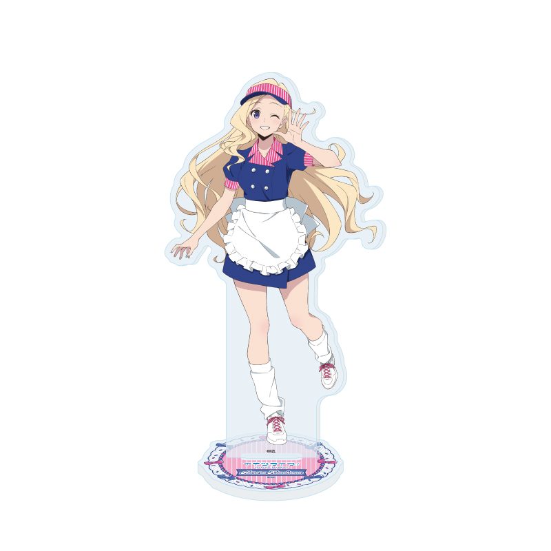 アクリルスタンド イキヅライブ! LOVELIVE! BLUEBIRD 08 クレープVer. 此花輝夜(描き下ろしイラスト) (Acrylic Stand "IKIZULIVE! LOVELIVE! BLUEBIRD" 08 Crepe Ver. Konohana Aurora (Original Illustration))