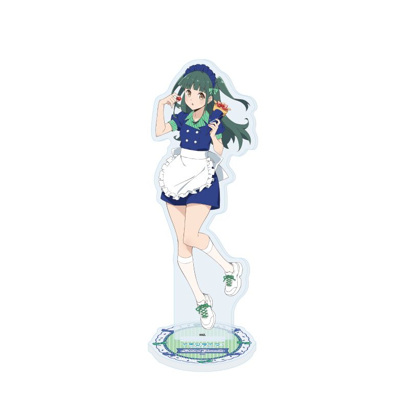アクリルスタンド イキヅライブ! LOVELIVE! BLUEBIRD 09 クレープVer. 山田真緑(描き下ろしイラスト) (Acrylic Stand "IKIZULIVE! LOVELIVE! BLUEBIRD" 09 Crepe Ver. Yamada Midori (Original Illustration))