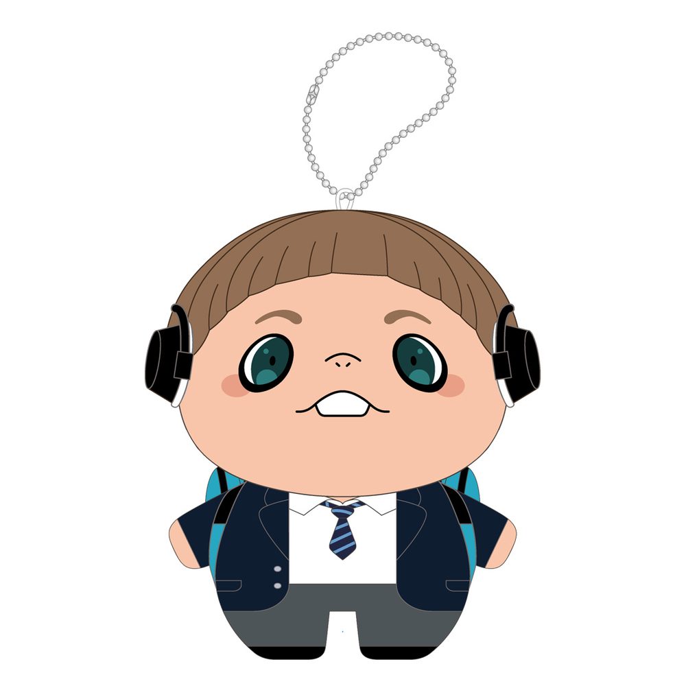 イナズマイレブン 英雄たちのヴィクトリーロード ぬいぐるみキーホルダー 古道飼亀雄 ("Inazuma Eleven: Victory Road" Plush Key Chain Kodokai Kameo)