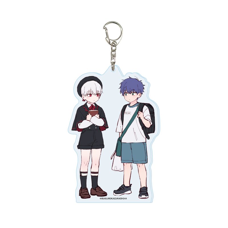 デカアクリルキーホルダー 吸血鬼と人間のBL 02 レア・スネークアイ&獅子神流貴(公式イラスト) (Deka Acrylic Key Chain "Vampire & Human's Boys Love" 02 Lea Snake Eye & Shishigami Ruki (Official Illustration))