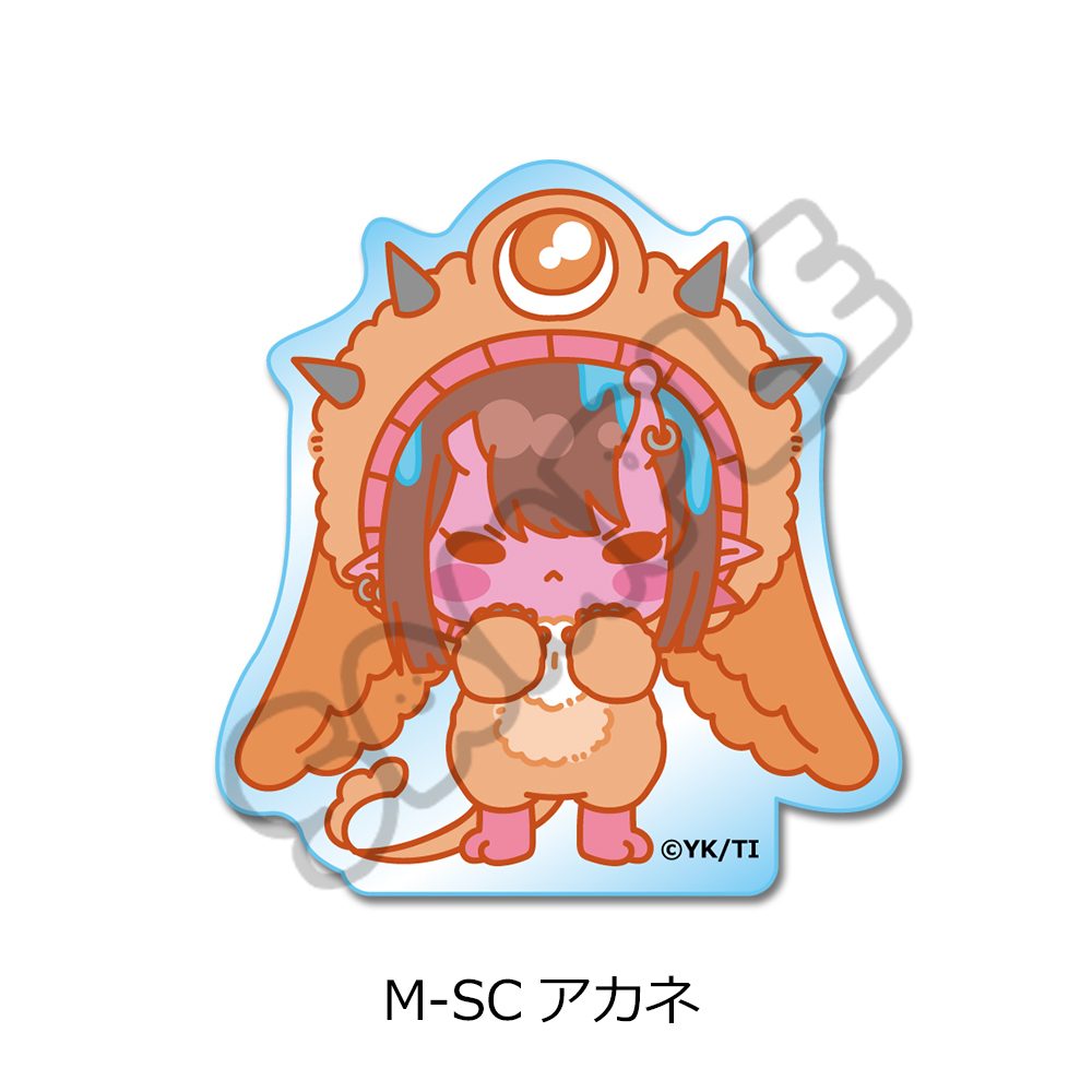 銀河特急 ミルキー☆サブウェイ アクリルミニブロック(mochocho第2弾) M-SC アカネ ("MILKY SUBWAY THE GALACTIC LIMITED EXPRESS" Acrylic Mini Block (mochocho Vol. 2) M-SC Akane)