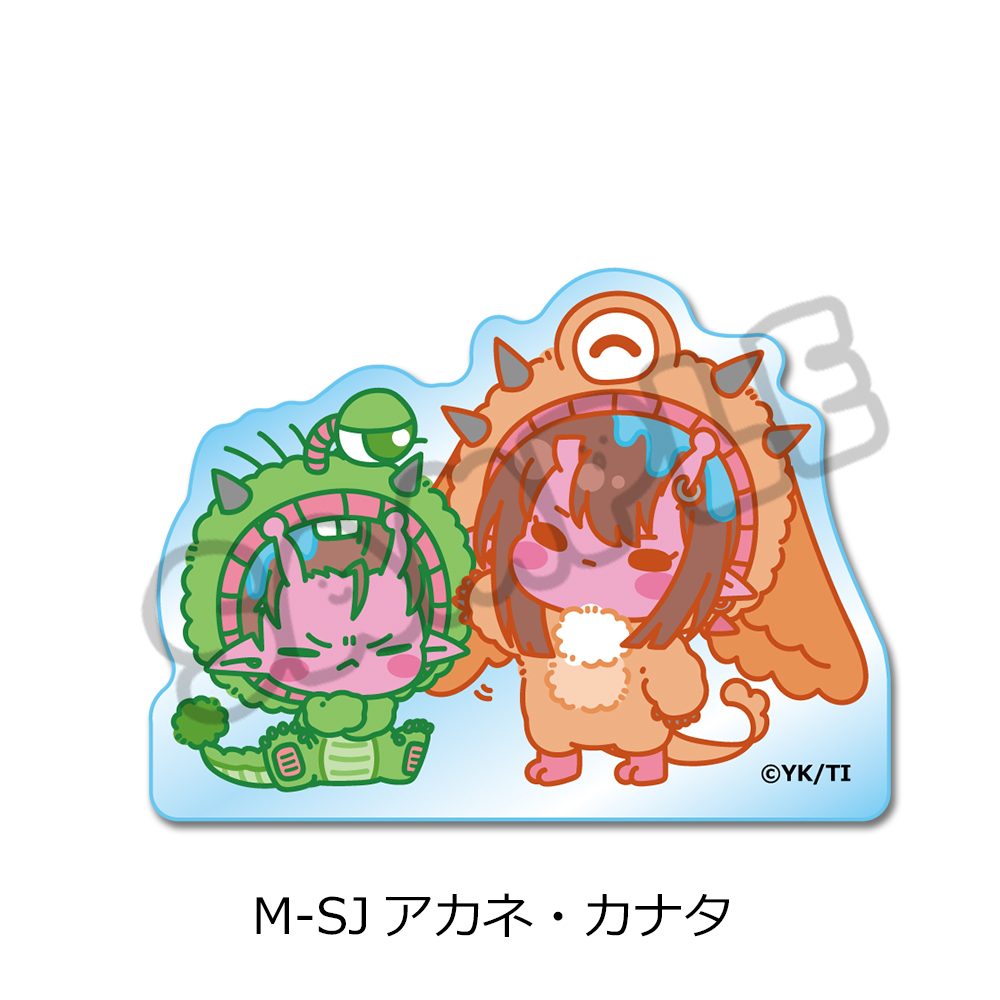 銀河特急 ミルキー☆サブウェイ アクリルミニブロック(mochocho第2弾) M-SJ アカネ・カナタ ("MILKY SUBWAY THE GALACTIC LIMITED EXPRESS" Acrylic Mini Block (mochocho Vol. 2) M-SJ Akane & Kanata)