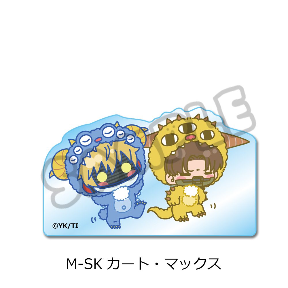 銀河特急 ミルキー☆サブウェイ アクリルミニブロック(mochocho第2弾) M-SK カート・マックス ("MILKY SUBWAY THE GALACTIC LIMITED EXPRESS" Acrylic Mini Block (mochocho Vol. 2) M-SK Kurt & Max)