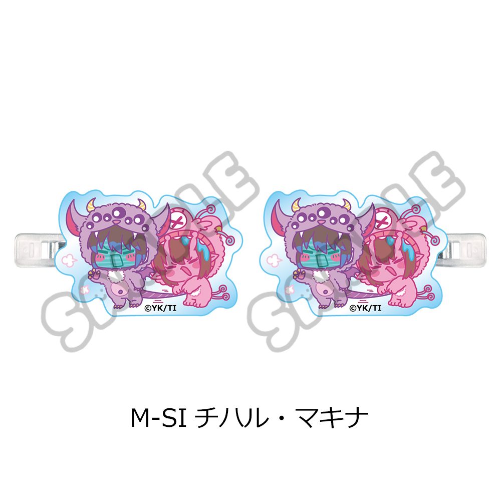 銀河特急 ミルキー☆サブウェイ 前髪クリップ(mochocho第2弾) M-SI チハル・マキナ ("MILKY SUBWAY THE GALACTIC LIMITED EXPRESS" Bangs Clip (mochocho Vol. 2) M-SI Chiharu & Makina)