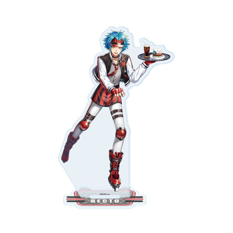 アクリルスタンド 白猫プロジェクト 51 レクト ダイナーVer.(描き下ろしイラスト) (Acrylic Stand "White Cat Project" 51 Recto Diner Ver. (Original Illustration))