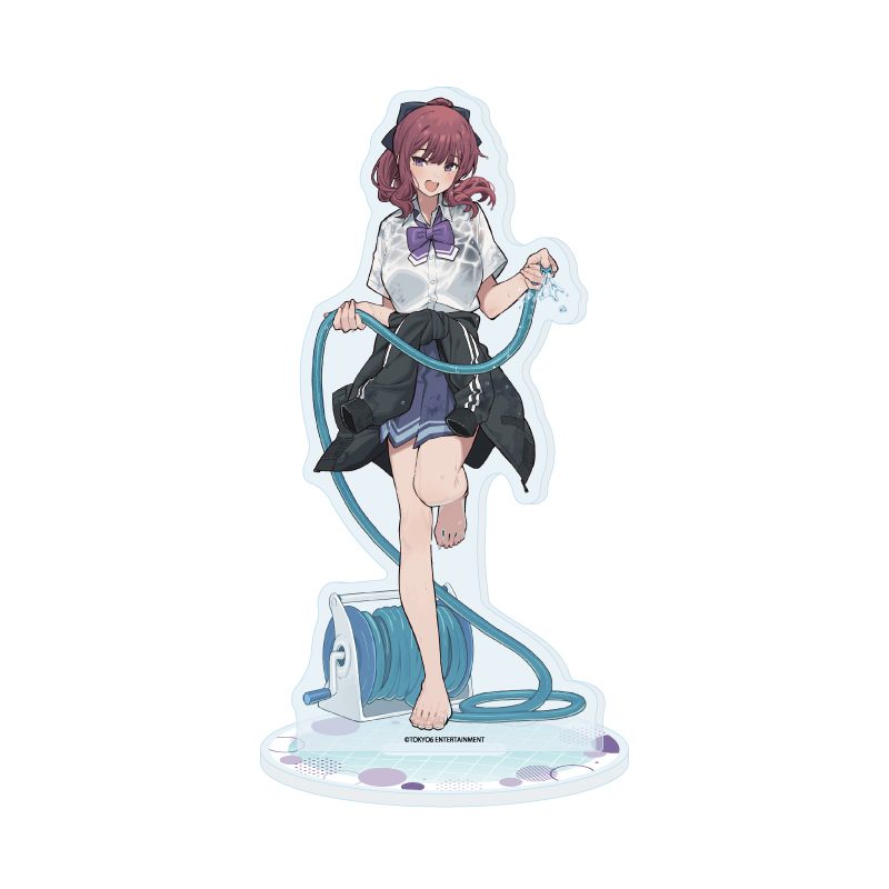 アクリルスタンド 足立レイ×重音テト×TOKYO6キャラクターズ 04 夏色花梨(描き下ろしイラスト) (Acrylic Stand Adachi Rei x Kasane Teto x TOKYO6 Characters 04 Natsuki Karin (Original Illustration))