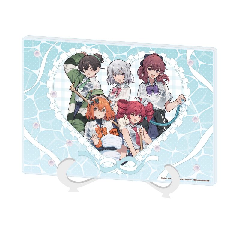 アクリルアートボード A5サイズ 足立レイ×重音テト×TOKYO6キャラクターズ 02 B(描き下ろしイラスト) (Acrylic Art Board A5 Size Adachi Rei x Kasane Teto x TOKYO6 Characters 02 B (Original Illustration))