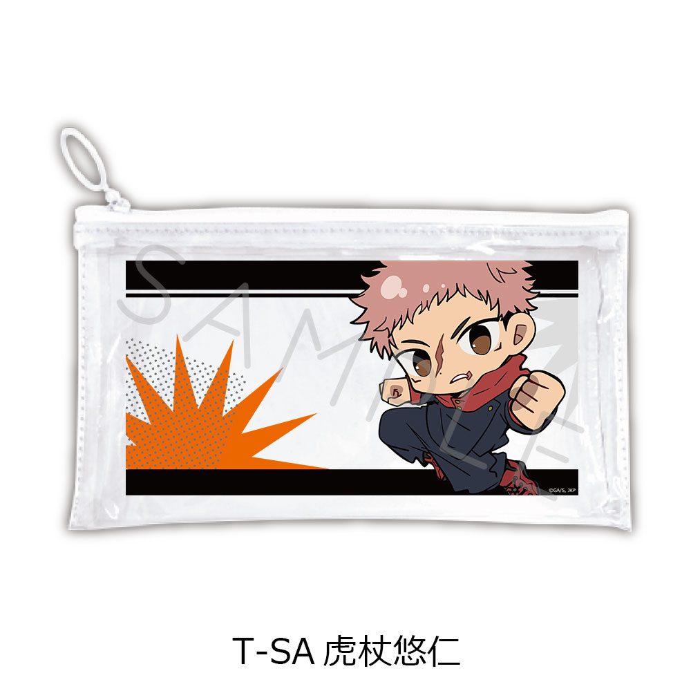 呪術廻戦 第3期 死滅回游 第4弾 フラットクリアポーチ T-SA 虎杖悠仁 ("Jujutsu Kaisen" Season 3 Culling Game Vol. 4 Flat Clear Pouch T-SA Itadori Yuji)