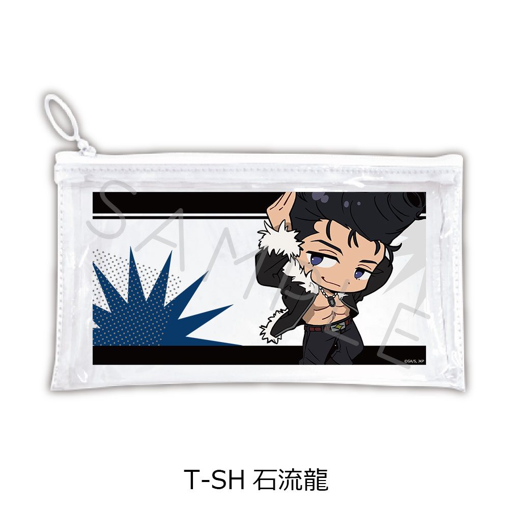 呪術廻戦 第3期 死滅回游 第4弾 フラットクリアポーチ T-SH 石流龍 ("Jujutsu Kaisen" Season 3 Culling Game Vol. 4 Flat Clear Pouch T-SH Ishigori Ryu)