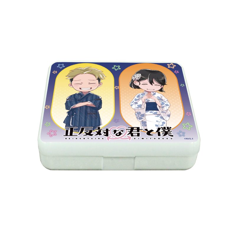 小物ケース 正反対な君と僕 02 山田・西 夏祭りVer.(グラフアートイラスト) (Accessory Case "You and I are Polar Opposites" 02 Yamada & Nishi Summer Festival Ver. (Graff Art Illustration))