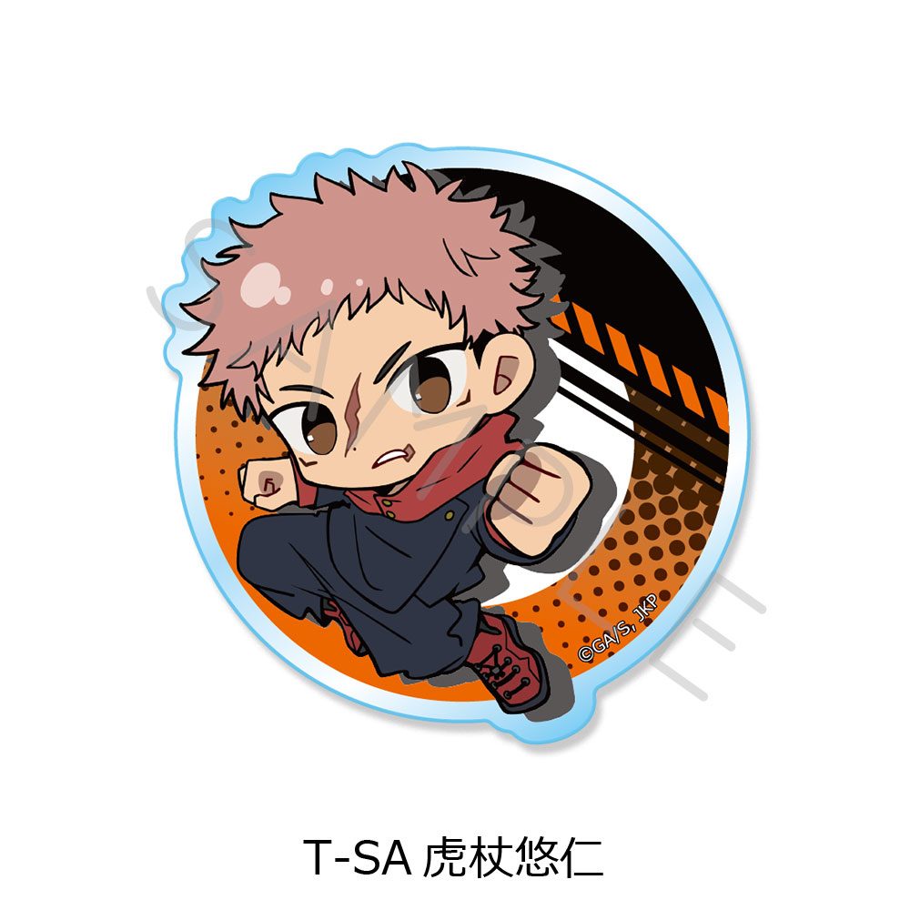 呪術廻戦 第3期 死滅回游 第4弾 クリアカードステッカー T-SA 虎杖悠仁 ("Jujutsu Kaisen" Season 3 Culling Game Vol. 4 Clear Card Sticker T-SA Itadori Yuji)