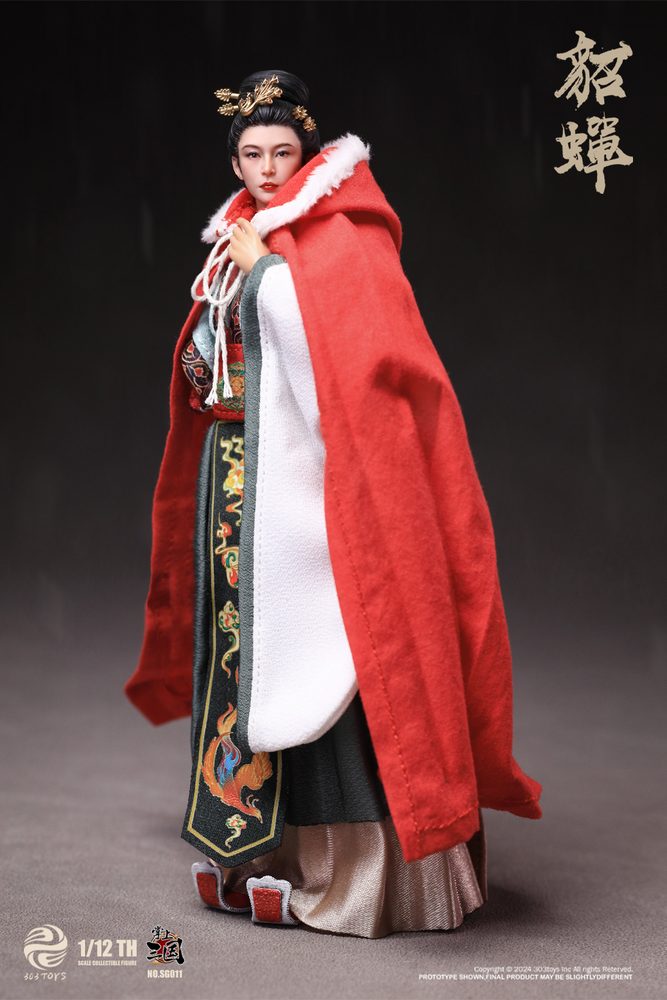 303TOYS 掌中三国志 SG011 貂蝉(ちょうせん) 1/12スケール可動フィギュア (303TOYS POCKET THREE KINGDOMS SG011 DIAOCHAN 1/12 SCALE ACTION FIGURE)