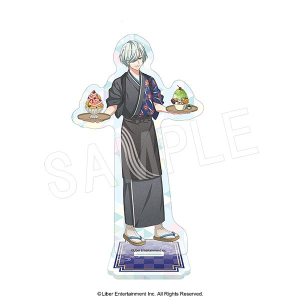 A3! ホロアクリルフィギュアスタンド 和風カフェVer. 御影密 ("A3!" Hologram Acrylic Figure Stand Japanese Style Cafe Ver. Mikage Hisoka)