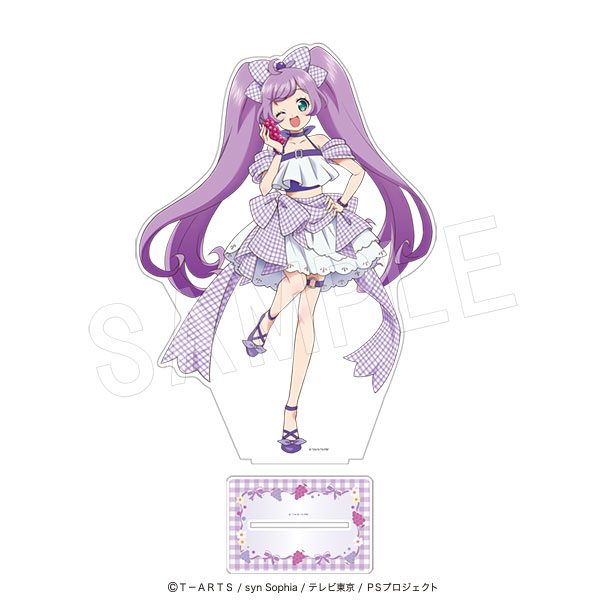 プリティーシリーズ BIGアクリルスタンド Fruits gingham Ver. 真中らぁら ("Pretty" Series Big Acrylic Stand Fruits Gingham Ver. Manaka Laala)