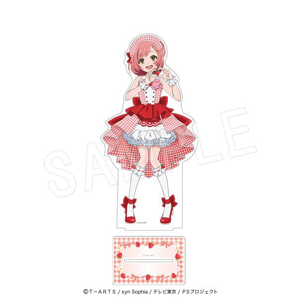 プリティーシリーズ BIGアクリルスタンド Fruits gingham Ver. 彩瀬なる ("Pretty" Series Big Acrylic Stand Fruits Gingham Ver. Ayase Naru)