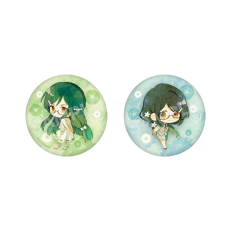 春夏秋冬代行者 春の舞 和紙缶バッジ(2個セット) 02 夏 ("Agents of the Four Seasons: Dance of Spring" Japanese Paper Can Badge (2 Set) 02 Summer)
