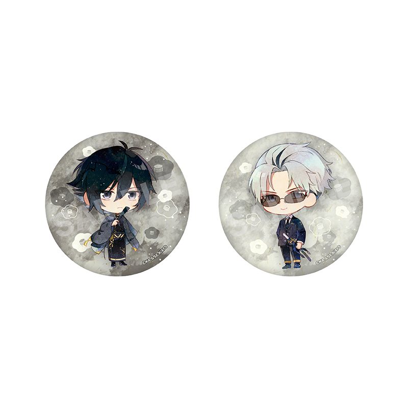 春夏秋冬代行者 春の舞 和紙缶バッジ(2個セット) 04 冬 ("Agents of the Four Seasons: Dance of Spring" Japanese Paper Can Badge (2 Set) 04 Winter)