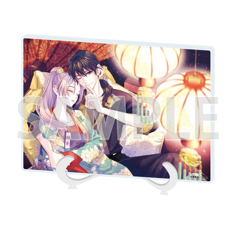 アクリルアートボード A5サイズ LaLaオールスターカレンダー 08 愛され皇妃のゆううつ (Acrylic Art Board A5 Size LaLa All-Star Calendar 08 "The Melancholy of the Beloved Empress")