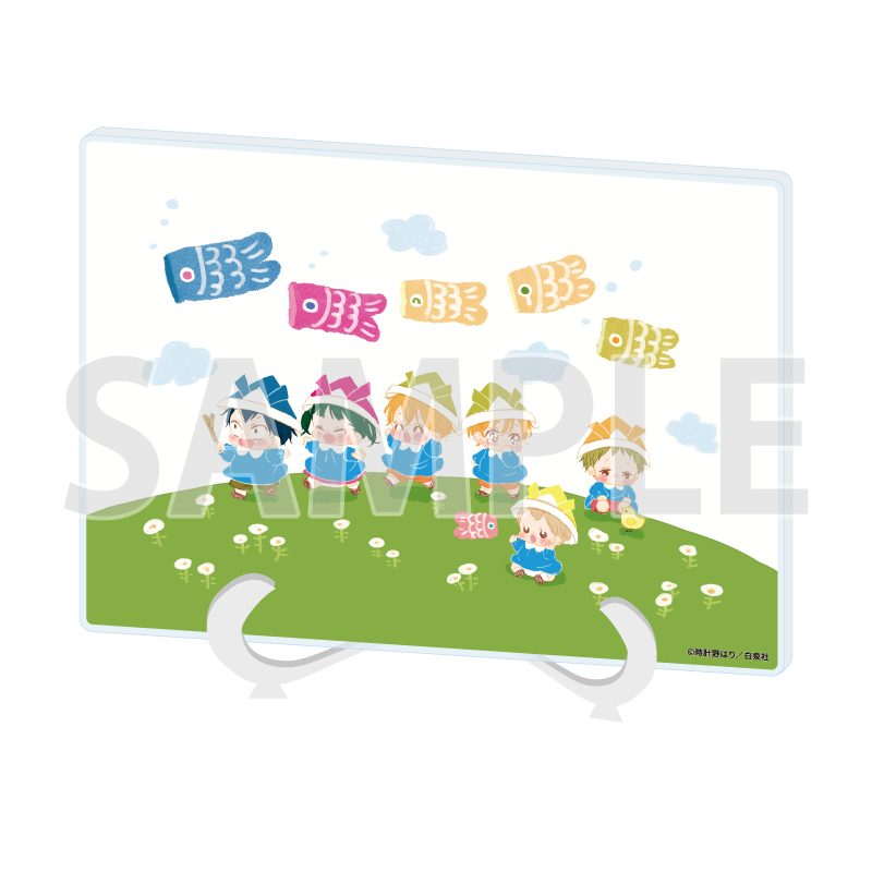 アクリルアートボード A5サイズ LaLaオールスターカレンダー 16 学園ベビーシッターズ (Acrylic Art Board A5 Size LaLa All-Star Calendar 16 "School Babysitters")