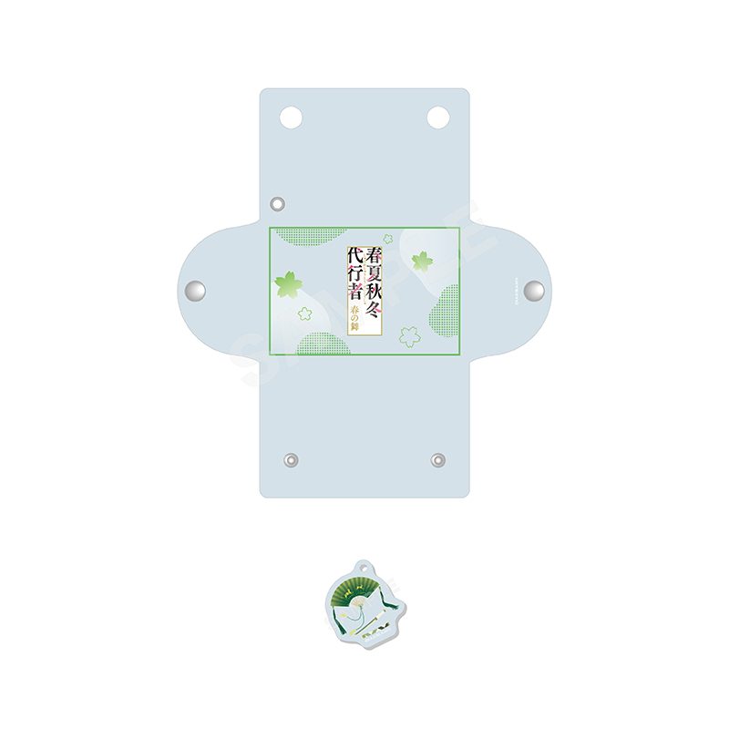 春夏秋冬代行者 春の舞 チャーム付きクリアマルチケース 02 夏 ("Agents of the Four Seasons: Dance of Spring" Clear Multi Case with Charm 02 Summer)