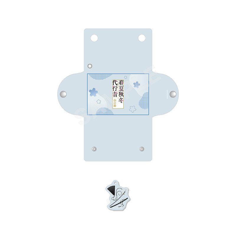 春夏秋冬代行者 春の舞 チャーム付きクリアマルチケース 04 冬 ("Agents of the Four Seasons: Dance of Spring" Clear Multi Case with Charm 04 Winter)