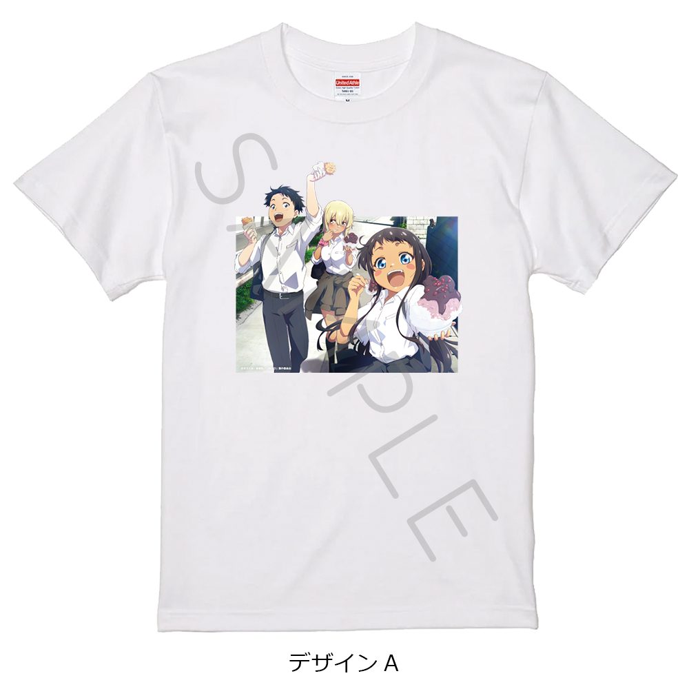 沖縄で好きになった子が方言すぎてツラすぎる Tシャツ デザインA ホワイト Lサイズ ("Okitsura: Fell in Love with an Okinawan Girl, but I Just Wish I Know What She's Saying" T-shirt Design A White (L Size))