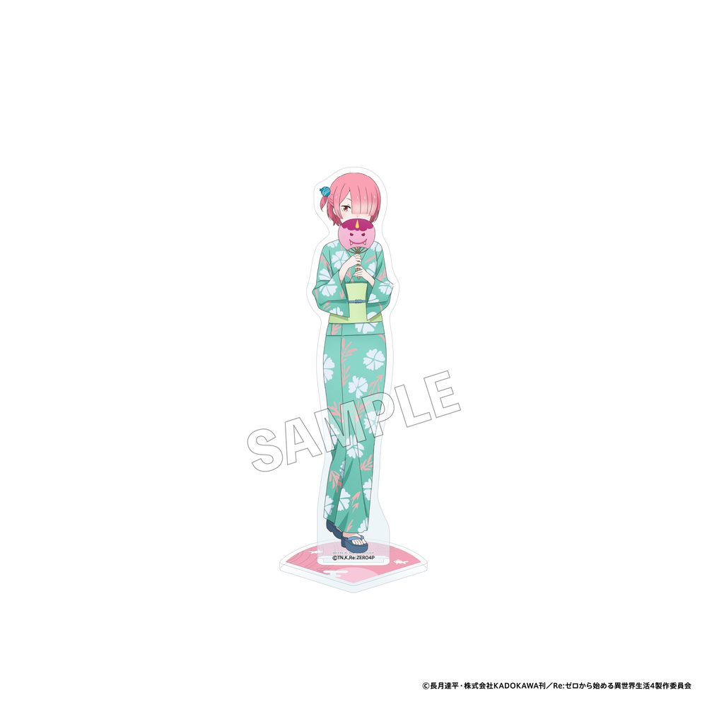 Re:ゼロから始める異世界生活 アクリルスタンドフィギュア お祭りVer. ラム ("Re:Zero kara Hajimeru Isekai Seikatsu" Acrylic Stand Figure Festival Ver. Ram)
