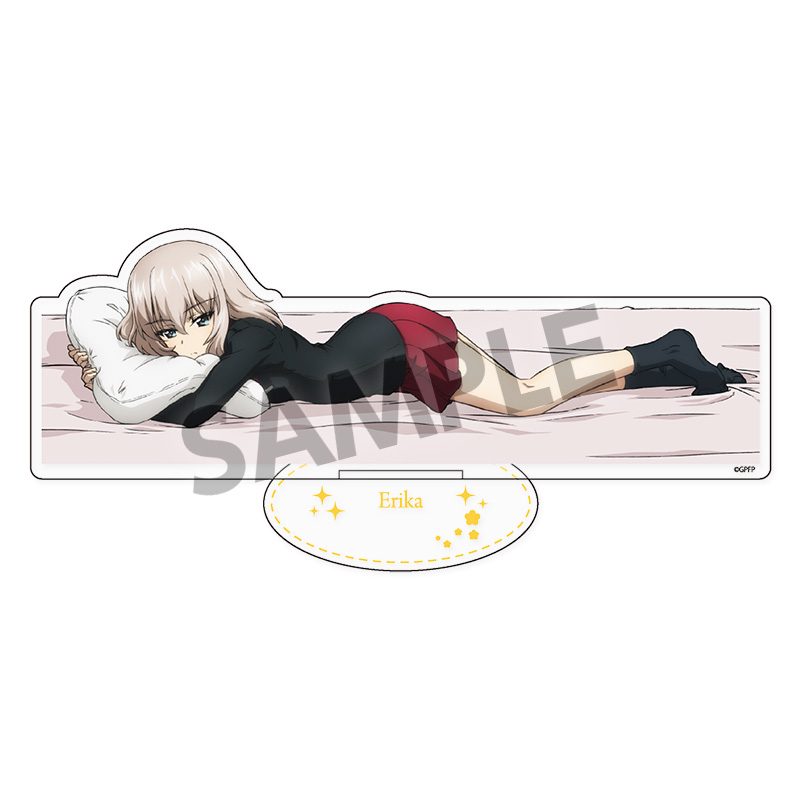 ガールズ&パンツァー 最終章 BIGアクリルスタンド 逸見エリカ 添い寝A Ver. ("GIRLS und PANZER das Finale" Big Acrylic Stand Itsumi Erika Soine A Ver.)