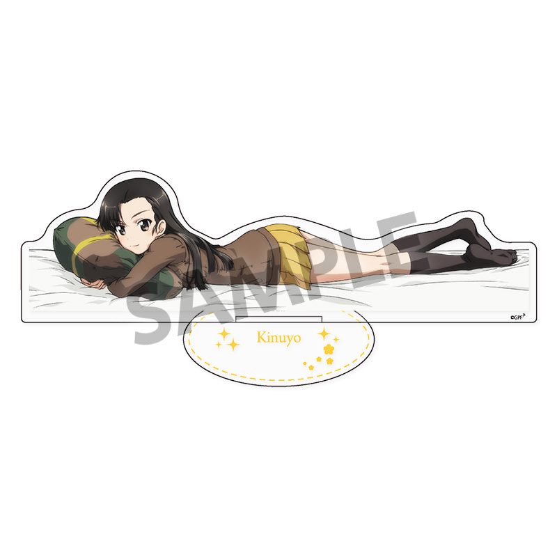 ガールズ&パンツァー 最終章 BIGアクリルスタンド 西絹代 添い寝A Ver. ("GIRLS und PANZER das Finale" Big Acrylic Stand Nishi Kinuyo Soine A Ver.)