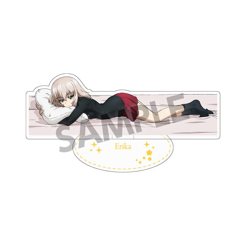 ガールズ&パンツァー 最終章 アクリルスタンド 逸見エリカ 添い寝A Ver. ("GIRLS und PANZER das Finale" Acrylic Stand Itsumi Erika Soine A Ver.)