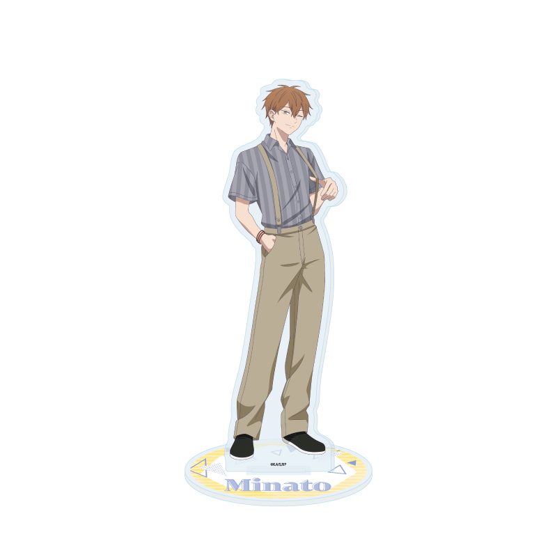 アクリルスタンド 氷の城壁 07 雨宮湊 サスペンダーVer.(描き下ろしイラスト) (Acrylic Stand "THE RAMPARTS OF ICE" 07 Amamiya Minato Suspenders Ver. (Original Illustration))