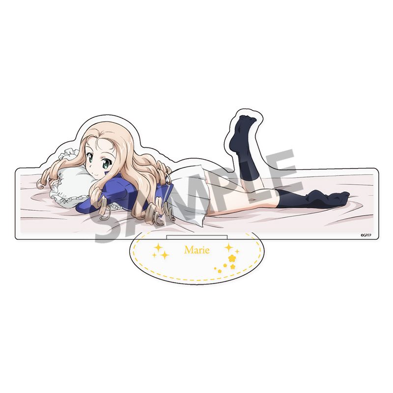 ガールズ&パンツァー 最終章 BIGアクリルスタンド マリー 添い寝A Ver. ("GIRLS und PANZER das Finale" Big Acrylic Stand Mary Soine A Ver.)