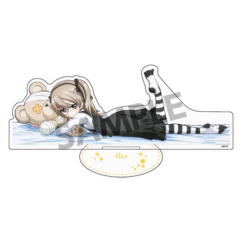 ガールズ&パンツァー 最終章 BIGアクリルスタンド 島田愛里寿 添い寝A Ver. ("GIRLS und PANZER das Finale" Big Acrylic Stand Shimada Alice Soine A Ver.)