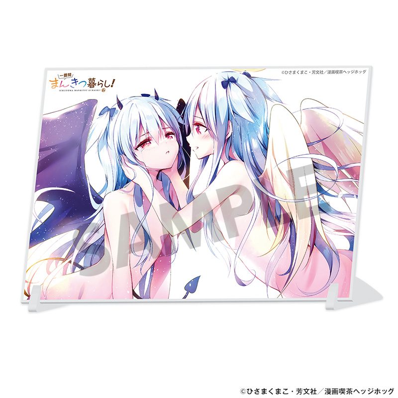 一畳間まんきつ暮らし! A6ビジュアルアクリルプレート 中埜音緒 ("Ichijyoma Mankitsu Gurashi!" A6 Visual Acrylic Plate Nakano Neo)