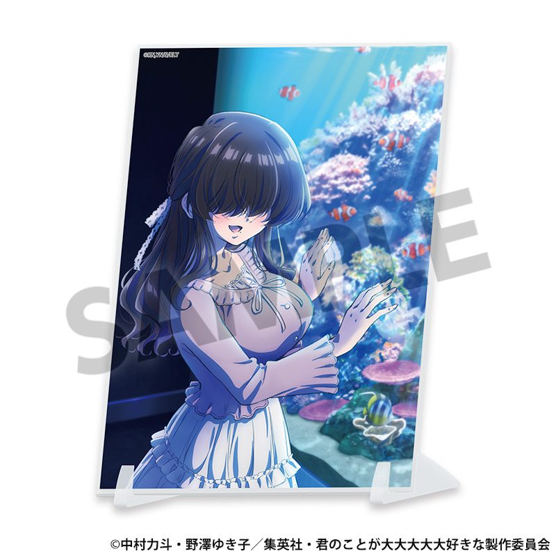君のことが大大大大大好きな100人の彼女 A6ビジュアルアクリルプレート 華暮愛々 ("The 100 Girlfriends Who Really, Really, Really, Really, Really Love You" A6 Visual Acrylic Plate Kakure Meme)