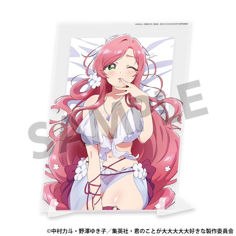 君のことが大大大大大好きな100人の彼女 描き下ろしビジュアルアクリルプレート 花園羽々里 A ("The 100 Girlfriends Who Really, Really, Really, Really, Really Love You" Original Illustration Visual Acrylic Plate Hanazono Hahari A)