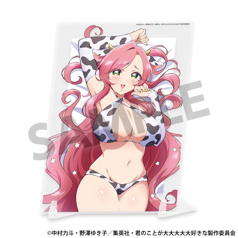 君のことが大大大大大好きな100人の彼女 描き下ろしビジュアルアクリルプレート 花園羽々里 B ("The 100 Girlfriends Who Really, Really, Really, Really, Really Love You" Original Illustration Visual Acrylic Plate Hanazono Hahari B)