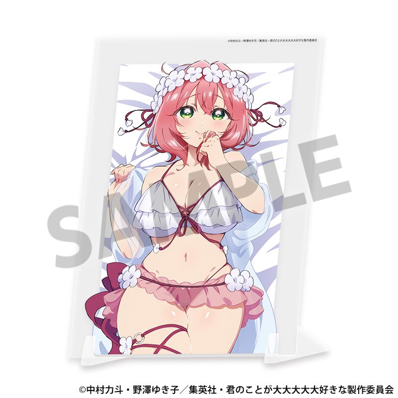君のことが大大大大大好きな100人の彼女 描き下ろしビジュアルアクリルプレート 花園羽香里 A ("The 100 Girlfriends Who Really, Really, Really, Really, Really Love You" Original Illustration Visual Acrylic Plate Hanazono Hakari A)