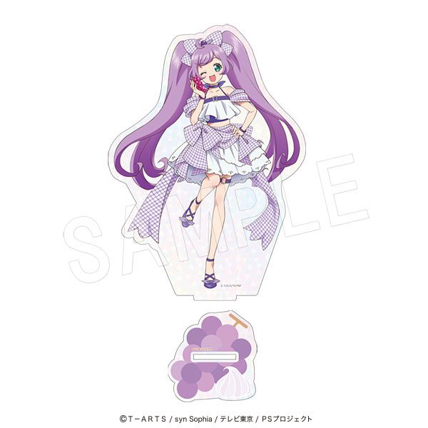 プリティーシリーズ ホロアクリルフィギュアスタンド Fruits gingham Ver. 真中らぁら ("Pretty" Series Hologram Acrylic Figure Stand Fruits Gingham Ver. Manaka Laala)