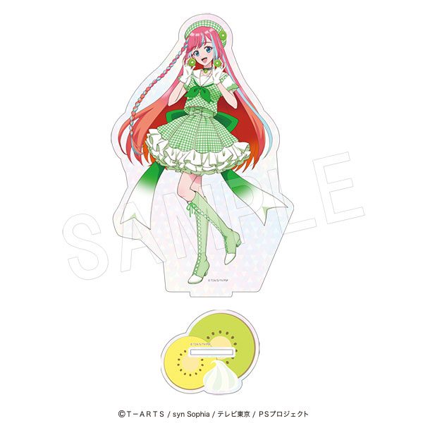 プリティーシリーズ ホロアクリルフィギュアスタンド Fruits gingham Ver. 陽比野まつり ("Pretty" Series Hologram Acrylic Figure Stand Fruits Gingham Ver. Hibino Matsuri)